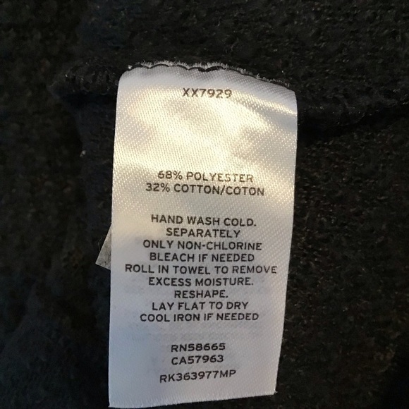 14th & Union Moto Jacket Size SP Black Knit - Picture 7 of 7